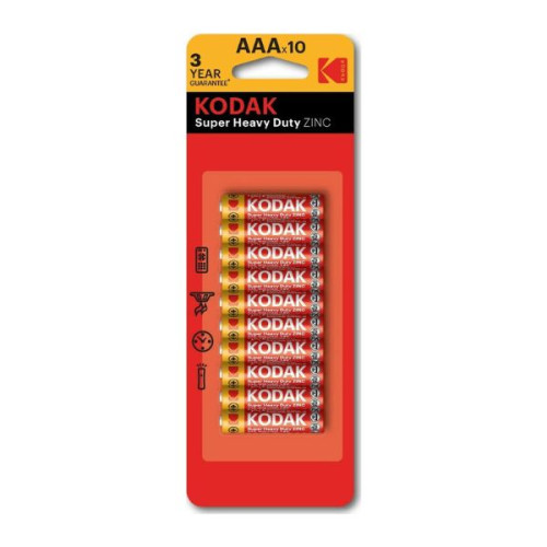Μπαταρίες Kodak AAA 1.5V Extra Heavy Duty 10τμχ Σ20