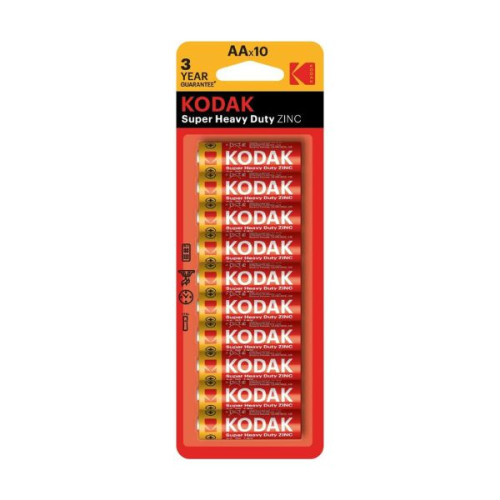 Μπαταρίες Kodak AA 1.5V Extra Heavy Duty 10τμχ Σ20