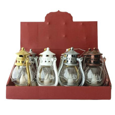 Διακοσμητικό Φανάρι Led Φλόγα 4 Χρώματα 5,5x7,5x12cm Display 12