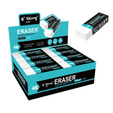 Γόμα Clean Smooth 4Β Λευκή-Τιρκουάζ Display 36