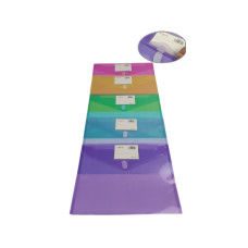 Φάκελος  Κουμπί Α4 Με Velcro Κουμπωμα & Ετικέτα 6 Χρώματα Σ12