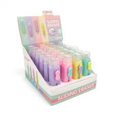 Γόμα Pastel Sliding 4 Χρώματα Display 24