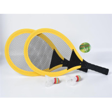 Σετ Ρακέτες Badminton 55cm & Μπαλάκια 3 Χρώματα