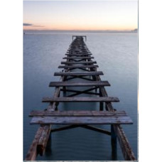 Καμβάς Διακοσμητικός Προβλήτα Θάλασσα 47x57cm