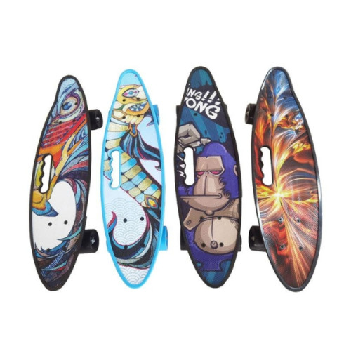 Skateboard Με Λαβή Διάφορα Σχέδια 56x15cm