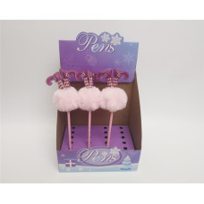 Στυλό Ανάποδα Ποδαράκια Με Pompon 22cm Display 16