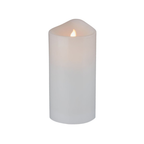 Κερί Led Λευκό 7,5x7,5x10cm Σ192