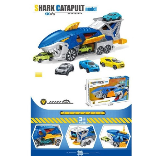 Γκαράζ Καρχαρίας Με 2 Οχήματα 34cm