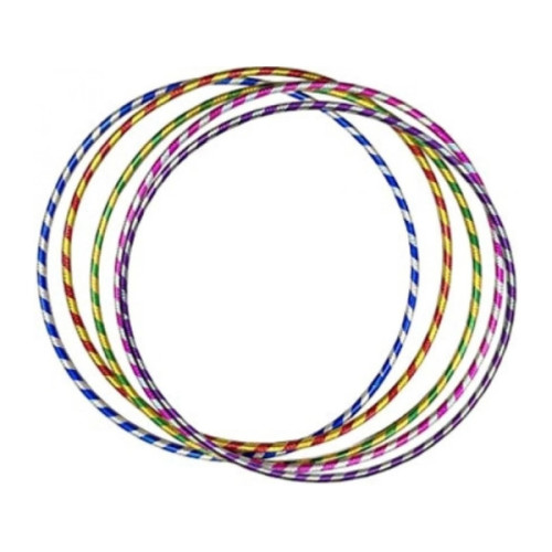 Στεφάνι Hula Hoop 65cm Μεταλλιζέ Πολύχρωμο Σ10