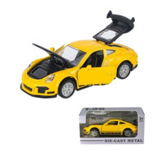 Όχημα Σπορ Pull Back 1:36 σε 2 Χρώματα 13x6x3cm Σ72