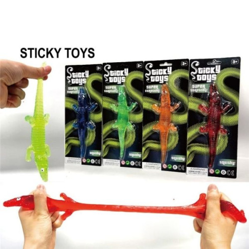 Stretchy Κροκόδειλος Κολλητήρι 20cm Διάφορα Χρώματα Σ96