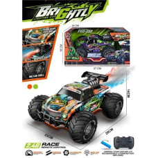 Τηλεκατευθυνόμενο Όχημα Off-Road Graffiti 28cm Με Καπνό, Ήχο & Φως 2.4GHz 2 Χρώματα