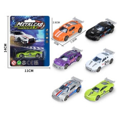 Αγωνιστικό Όχημα Μινιατούρα Free Wheels 7cm Διάφορα Σχέδια