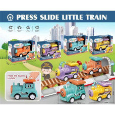 Τρενάκι Push & Go 13cm 4 Σχέδια